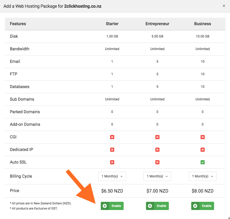 add hosting step 3